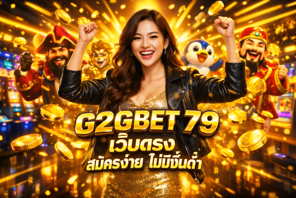 G2GBET 79 เว็บตรง สมัครง่าย ไม่มีขั้นต่ำ