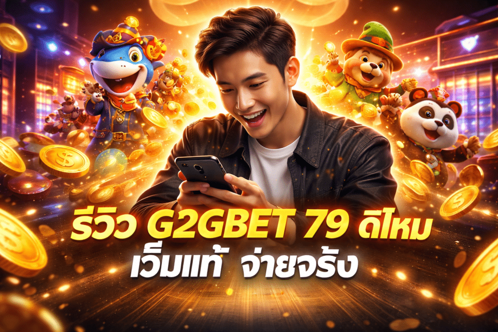 รีวิว G2GBET 79 ดีไหม เว็บแท้ จ่ายจริง